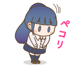 high school girls&boys sticker #15799372