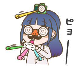 high school girls&boys sticker #15799377