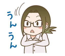 high school girls&boys sticker #15799378