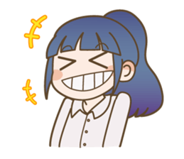 high school girls&boys sticker #15799380