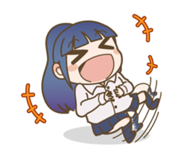 high school girls&boys sticker #15799381