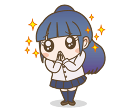 high school girls&boys sticker #15799384