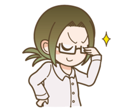 high school girls&boys sticker #15799387