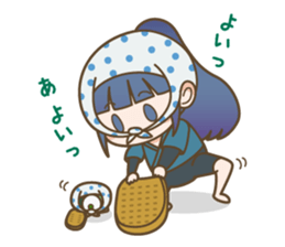 high school girls&boys sticker #15799388