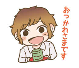 high school girls&boys sticker #15799394