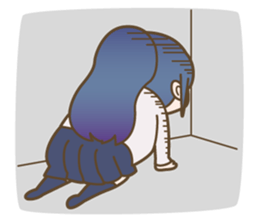 high school girls&boys sticker #15799402