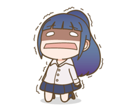 high school girls&boys sticker #15799404