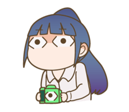 high school girls&boys sticker #15799406