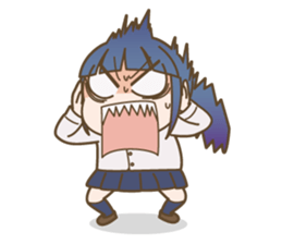 high school girls&boys sticker #15799407