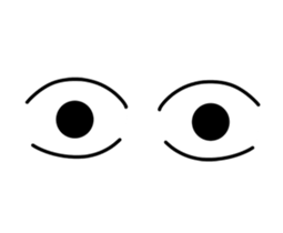 Eyes are live sticker #15799546