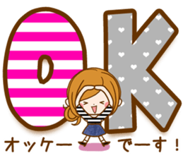 Daily life of the girl of adult sticker #15799818