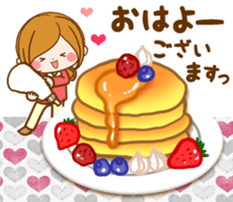 Daily life of the girl of adult sticker #15799822