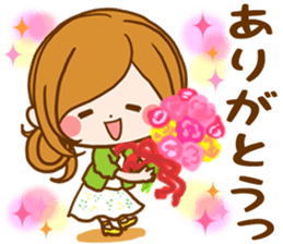 Daily life of the girl of adult sticker #15799826