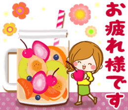 Daily life of the girl of adult sticker #15799831