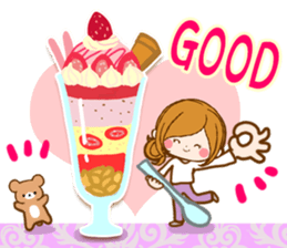 Daily life of the girl of adult sticker #15799844