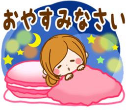 Daily life of the girl of adult sticker #15799857