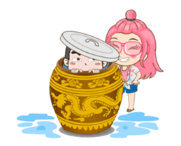 Ginny&Jook Songkran Festival sticker #15800193