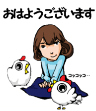 Teacher of piano lesson2 sticker #15800230