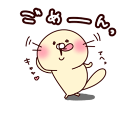 Loose sea otter everyday version sticker #15800626