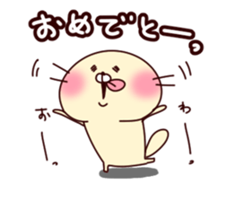 Loose sea otter everyday version sticker #15800640