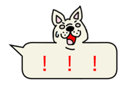 Animation sticker, French bulldog 2. sticker #15800786