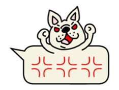 Animation sticker, French bulldog 2. sticker #15800789