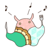 flapjack octopus 2 sticker #15800855
