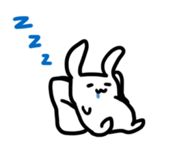 A strange rabbit etc. sticker #15801100