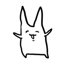 A strange rabbit etc. sticker #15801101