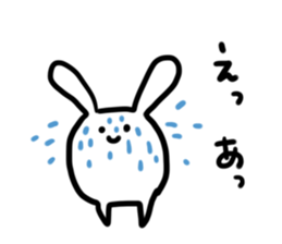 A strange rabbit etc. sticker #15801103