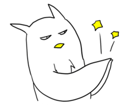 Nihilistic owl sticker #15801139