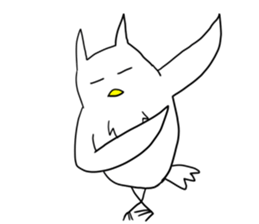 Nihilistic owl sticker #15801150