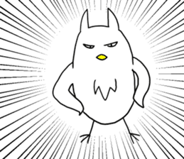 Nihilistic owl sticker #15801161
