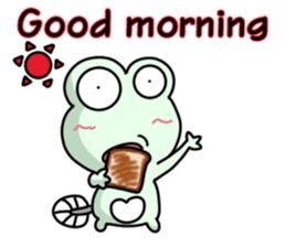 Frog everyday 2 (TAMAKERO)English sticker #15801163