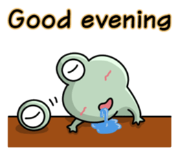 Frog everyday 2 (TAMAKERO)English sticker #15801164