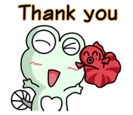 Frog everyday 2 (TAMAKERO)English sticker #15801170