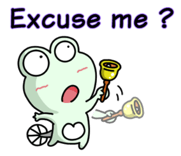 Frog everyday 2 (TAMAKERO)English sticker #15801185