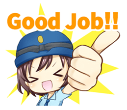Police Woman story. One day's event sticker #15801268