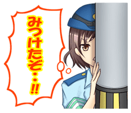 Police Woman story. One day's event sticker #15801282