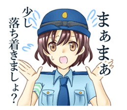 Police Woman story. One day's event sticker #15801284