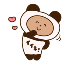 Nikokuma-chan sticker #15801707