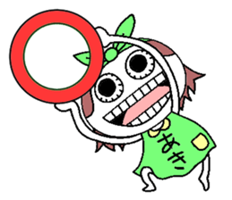 Let's go Aki chan! sticker #15801842