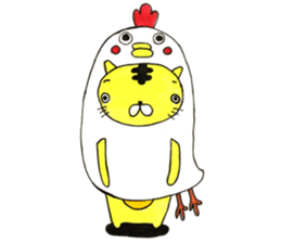 Torasuke and Chicken sticker #15802346