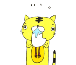 Torasuke and Chicken sticker #15802351