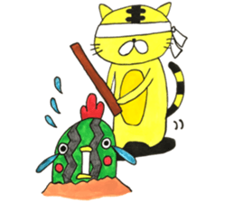 Torasuke and Chicken sticker #15802359
