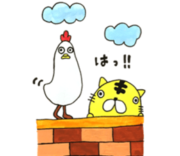 Torasuke and Chicken sticker #15802371