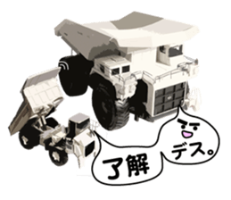 Heavy Equipment and Construction site.05 sticker #15802903