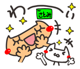 Name stamp.[Satomi] sticker #15802964