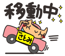 Name stamp.[Satomi] sticker #15802965