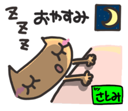 Name stamp.[Satomi] sticker #15802980